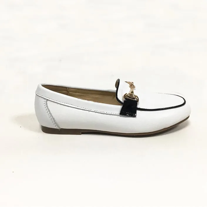 Wholesale Kids Boys  Children Shoes  2022  Children Casual Shoes All Season Kids Cow Leather Chain Kids Loafers