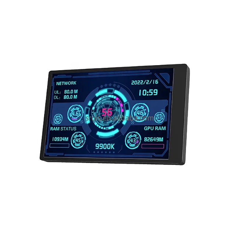 3.5 Inch 480*320 IPS LCD Monitor Display AIDA64 USB Display Sub-Screen Support Raspberry Pi With RGB Breathing Light