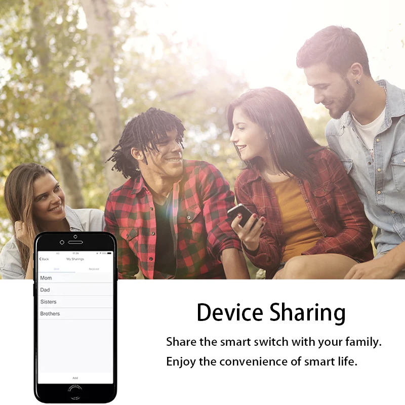 Apple homekit Авто tuya smart переключатель Wi-Fi 1 банды без нейтральный нам alexa 10a стены google home мульти 2 4