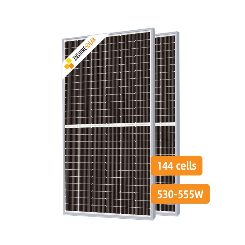 Znshine Solar Panels Bifacial Half Cell ZXM7-SPLD144 Solar Cells 530W 535W 540W 545W 550W 555W Solar Panels