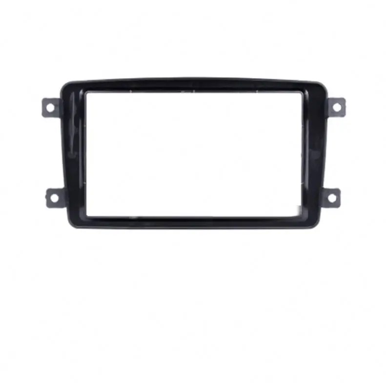 Harfey 2 din Car Stereo Frame For 2002 2003 2004 Mercedes BENZ C CLASS W203 DVD Player Panel Kits Stereo Audio Dash Fascia Plate