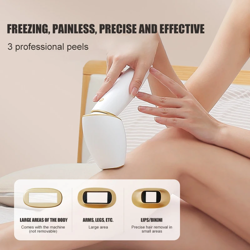 portable home use laser hair remover device permanent sapphire freezing point hair removal device