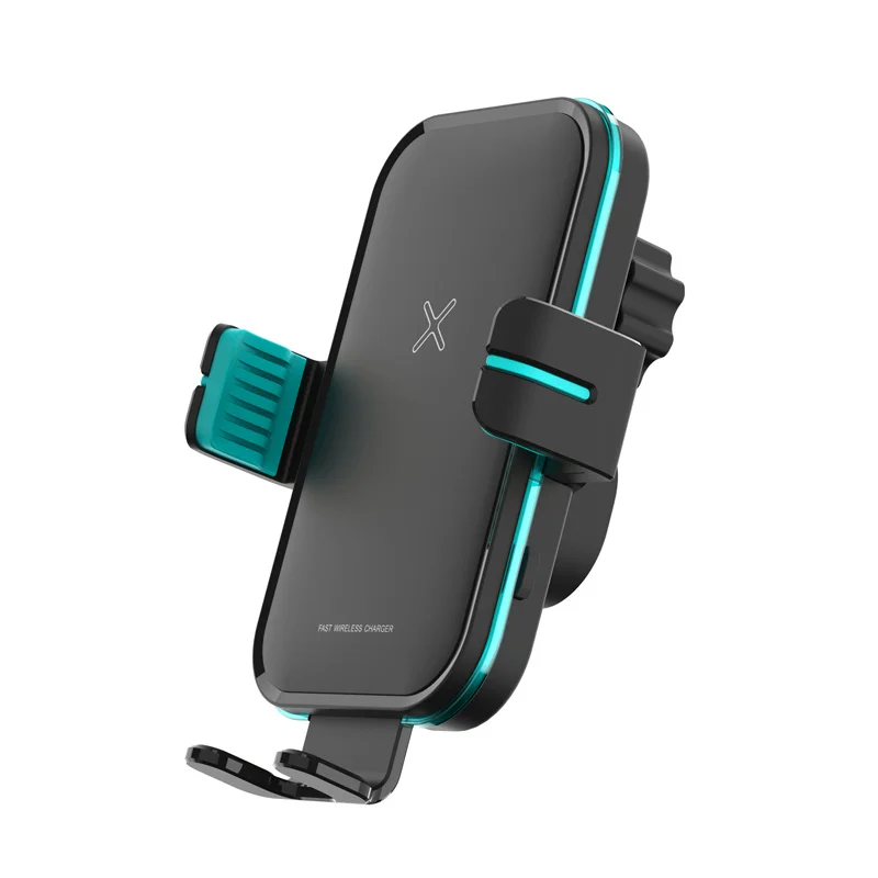 
 Свяжитесь с нами с автоматическим зажимом qi Беспроводное Автомобильное зарядное устройство 15 Вт Авто зажимной держатель для мобильного телефона зарядное устройство  