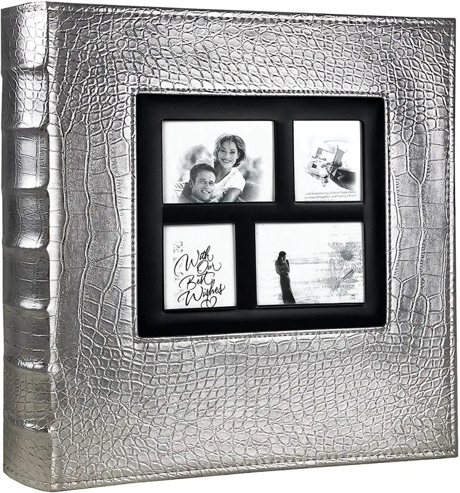 Gift crafts family faux leather photo album