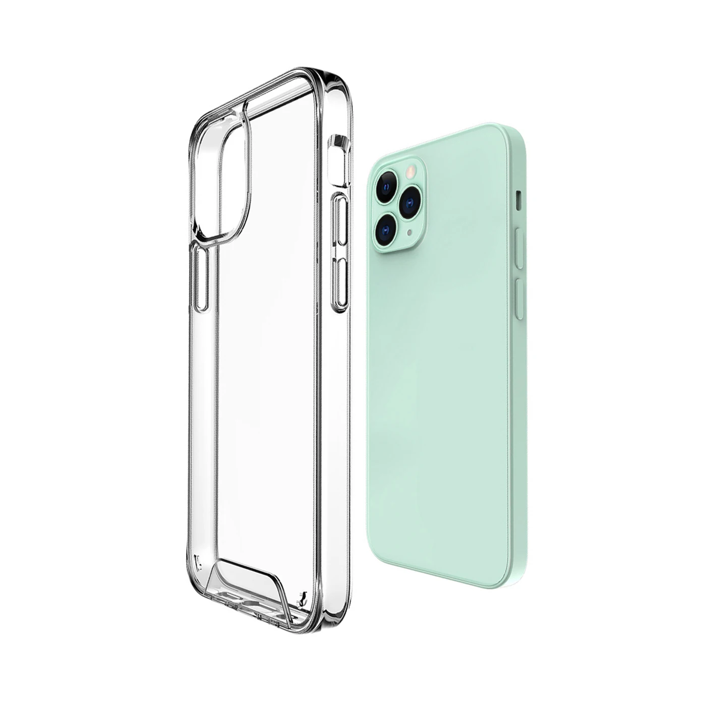 2021 Wholesale Waterproof Transparent Soft Shockproof Clear Cover Silicone TPU Mobile Phone Case for iphone 11