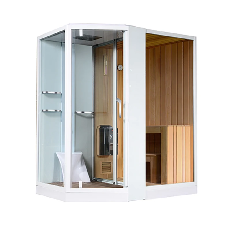 Wet and dry separation sauna rooms house High quality sauna and steam room