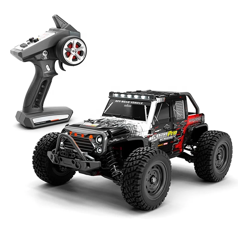 2,4G 1/16 Масштаб монстр-Трак 70 км/ч высокая скорость rc 4x4 внедорожник джипс полноприводный бесщеточный Радиоуправляемый грузовик для мальчиков взрослые