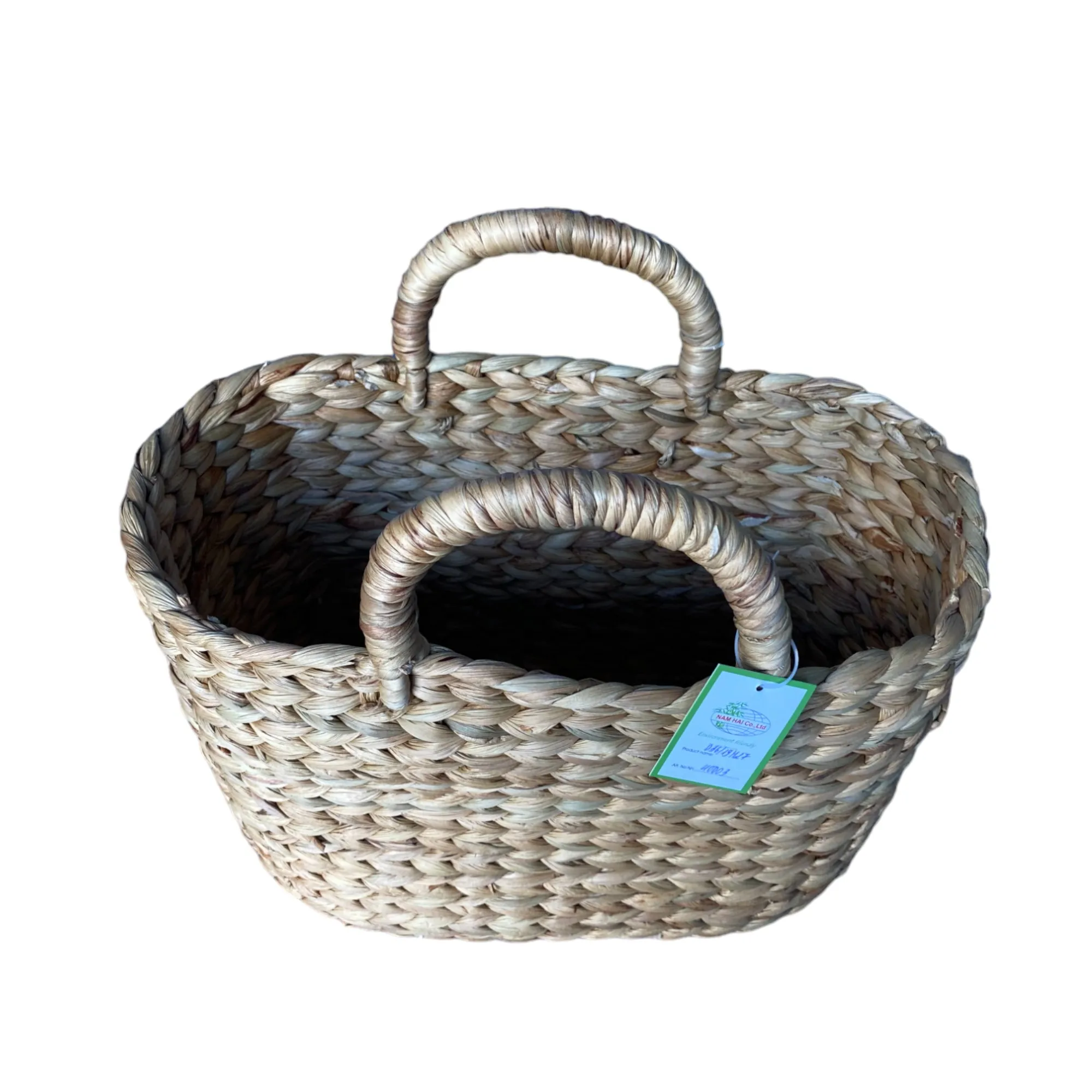 Оптовая продажа женская Соломенная Корзина для праздника пляжная сумка ручной работы Наплечная Сумка 100% натуральный материал от вьетнамской фабрики