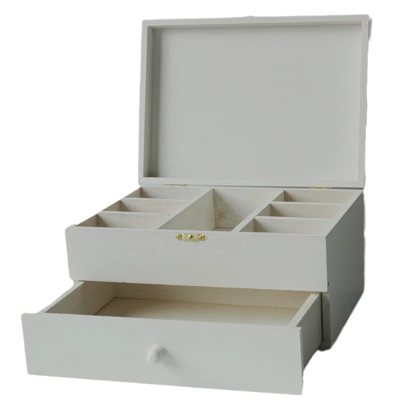 Wholesale Custom Gift Unfinished Engraving Wooden CD DVD Packaging Box