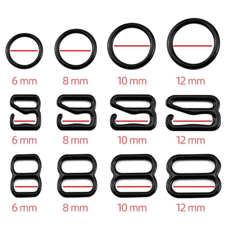 Factory wholesale custom underwear accessory Lingerie Rings And Sliders For Underwear Lingerie Accessory