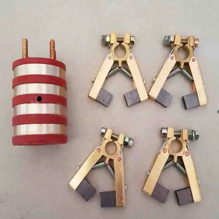 Brass slip ring has good electrical conductivity