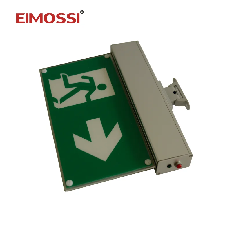 
220VAC 3H NICD CE Aluminum double sided led running man exit sign 