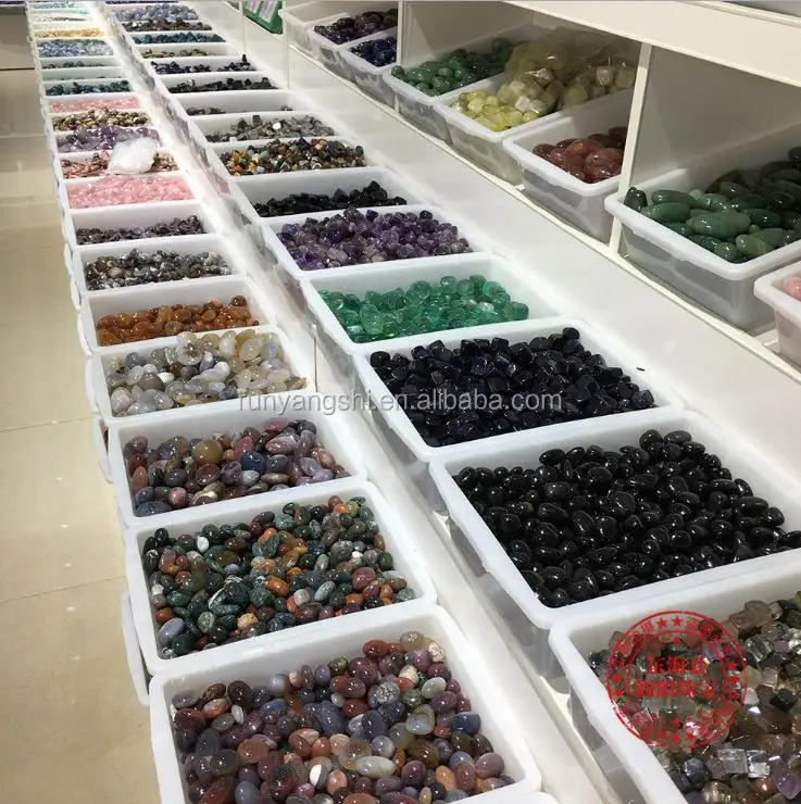 rolling stones wholesale crystal gravel polished crystal chips