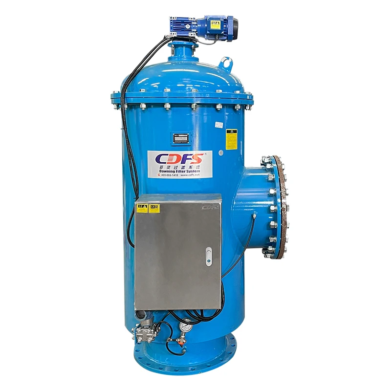 Carbon steel/ SS304/SS316 stainless steel automatic backwash screen mesh filter for cooling water treatment