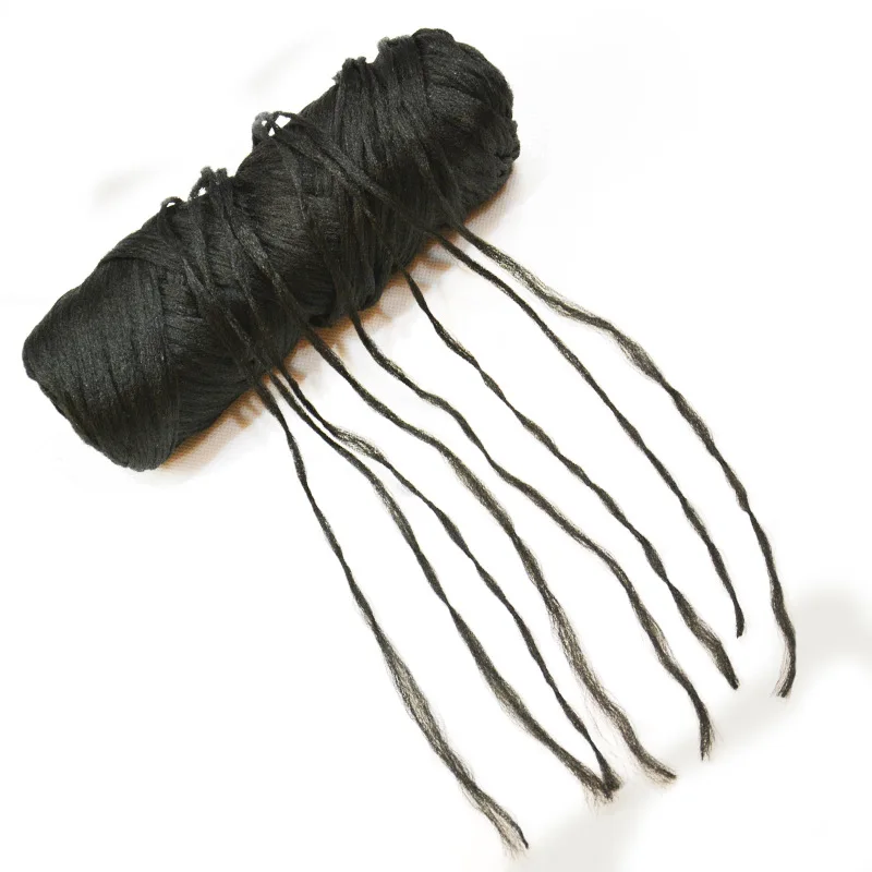 Wholesale Brazil Gold Black Bulky Brazilian Wool Hair Yarn for Knitting Hair Braiding Hair extension