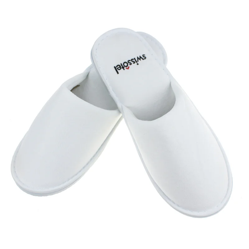 Free sample custom logo printing Chinese factories supply different types of disposable hotel slippers