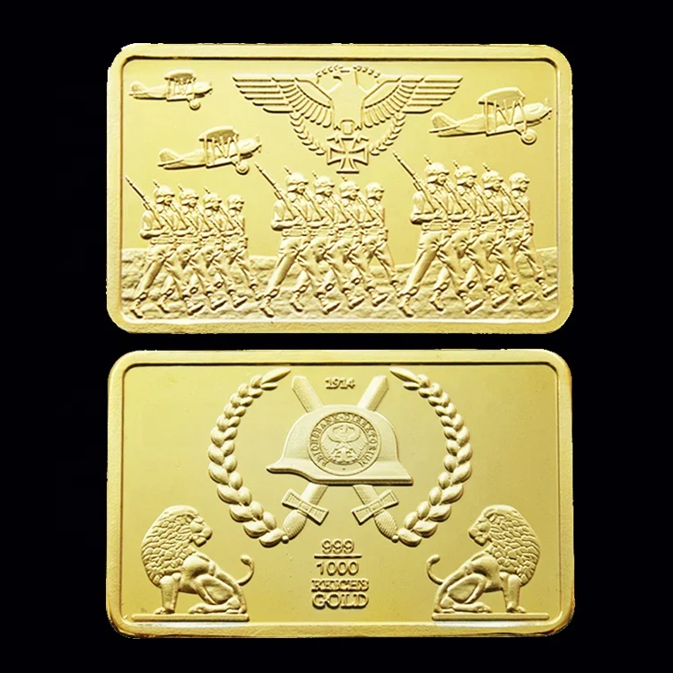 FS-Craft For Collection 24k 999 Pure Gold Plated Bars South Africa Gold Bar