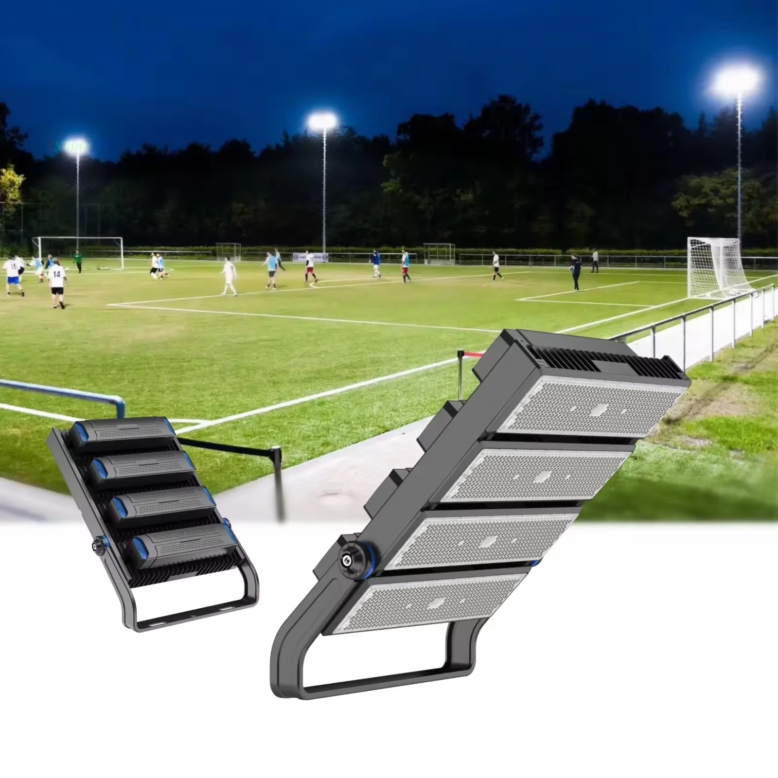 Integrated Die-cast Aluminum 500w Module Lamp 150lm/w LED Stadium IP66 Outdoor Lighting Industrial and Mining