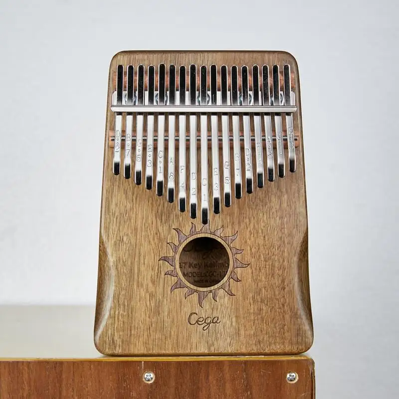 free sample instrumentos musicales cega acacia mini 17keys kalimba musical instrument