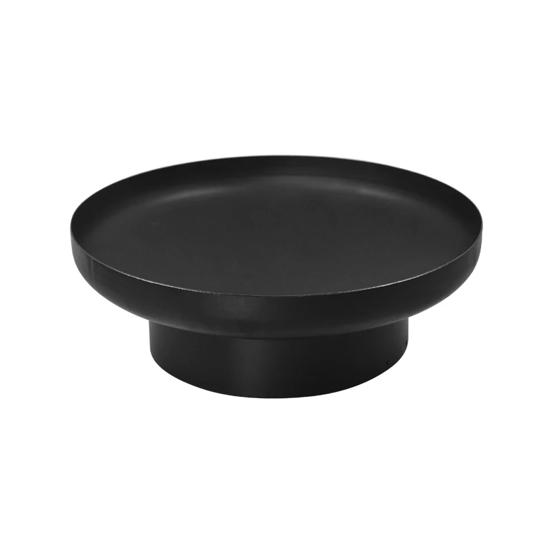60cm Charcoal BBQ Round Size Fire Bowl Outdoor Black Fire Stove Camping Steel Wood Burning Stove
