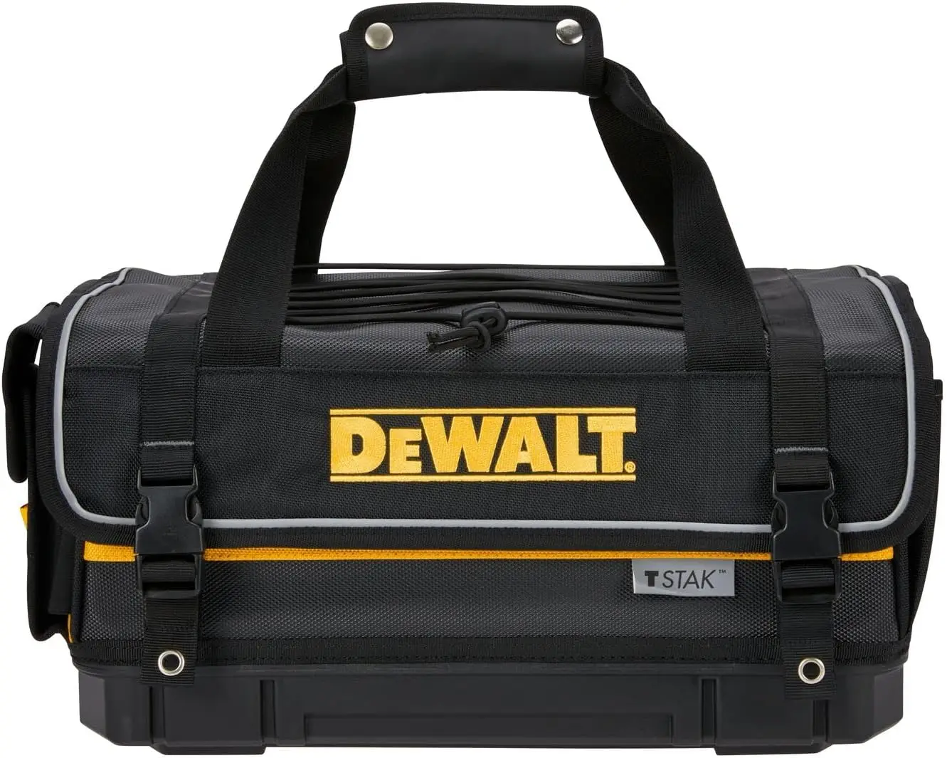 Heavy Duty Tool Bag ,1680D Fabric Tool Tote Bags with Strong Bottom, Multi-pocket Tool Organizer with Adjustable Shoulder Strap