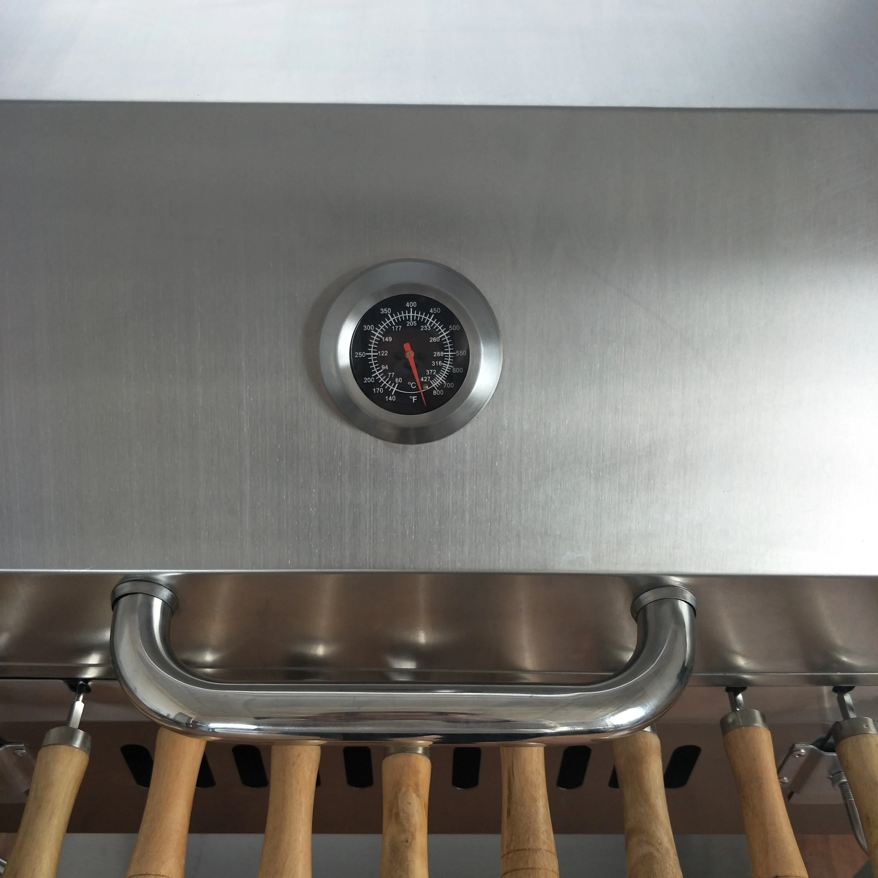 Brazilian Greek Stainless Steel Cypriot Rotisserie BBQ Grill Barbecue Machine