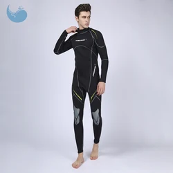 Wholesale Custom 3MM Warm Jumpsuits Surfing Swimsuit Rubber Diving Suit Men Swimwear Neoprene Wetsuit Jacket