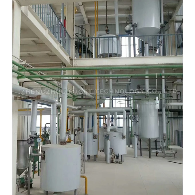 professional factory palm oil physical refinery plant 10ton batch oil refinery machine oil refined machine