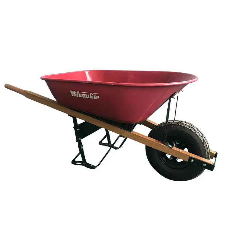 Garden Building Concrete Wheelbarrow Trolley Transport Cart Construction Wheel Barrow