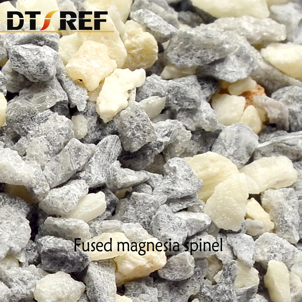 0.2-1mm 0.5-1mm Alumina Low thermal conductivity hercynite fused spinel for making magnesia spinel brick