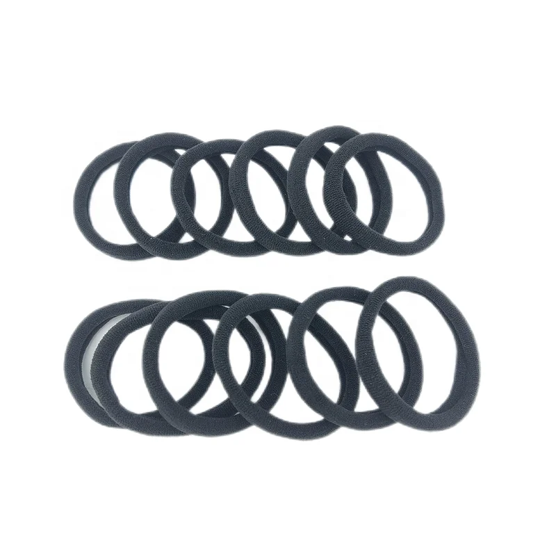 Wholesale 4mm Hair Band Elastic Girls Ponytail Holder Hair Elastic Ring Rope Rubber Hair Ties For Girls