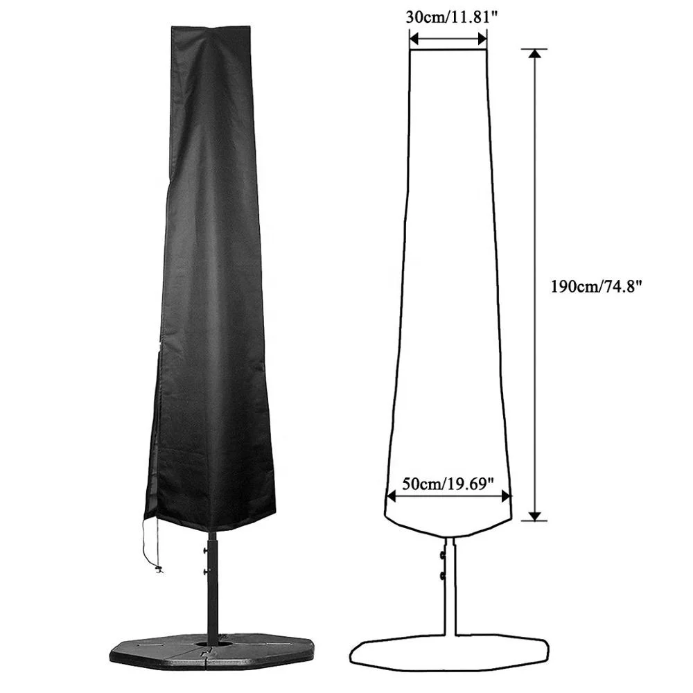 outdoor color resistant waterproof protective garden patio premium garden furniture umbrella parasol cover