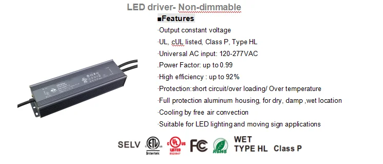 IP67 Triac /ELV dimmable 200W Constant Voltage Power Supply 12V 24V Forward Phase Reverse Phase Dimmable Driver
