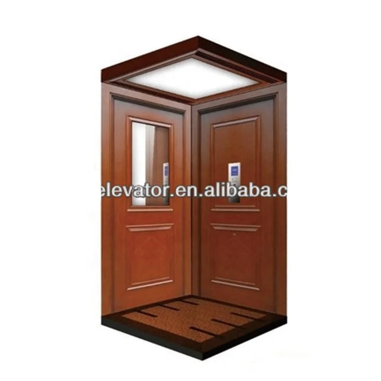 luxurious wooden home lift and home elevator