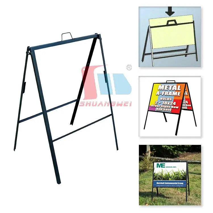 Poster Pavement Advertising Frame Stand Ads Restaurant Portable A Frame Display Signage A Frame Sidewalk Sign Stand