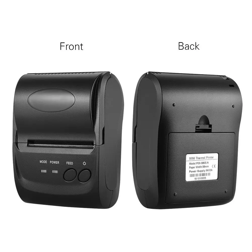 
Wireless mini thermal printer Usb+blue tooth+COM Cheap Thermal Receipt Printer 58mm for supermarket 
