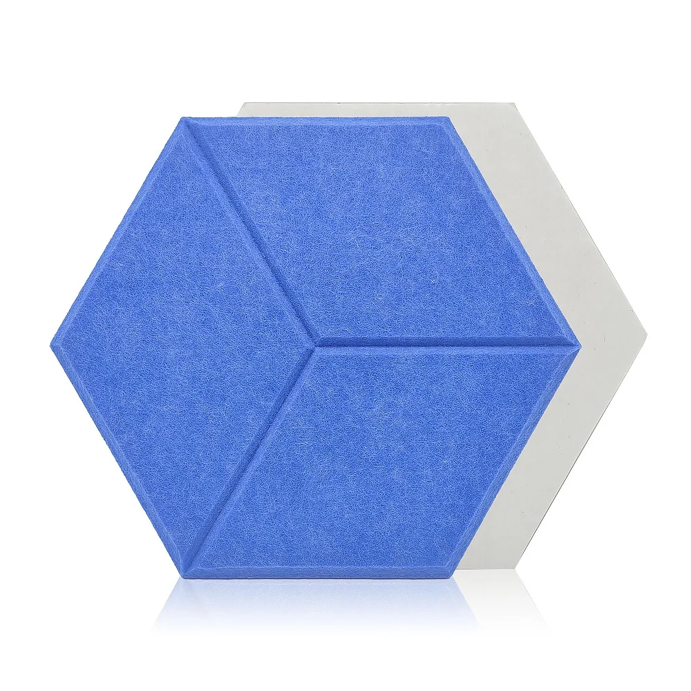 Acoustic Polyester Decoration Wall Portable Honeycomb Studio Acoustic Panels For Studio