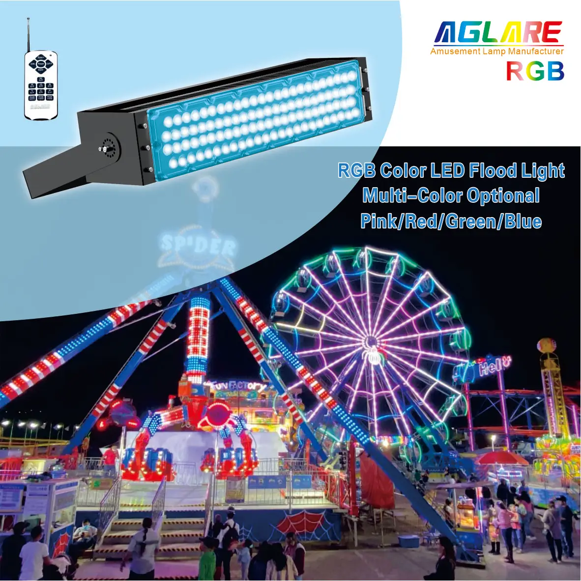 Aglare Waterproof Sports Flood Light Led 250W  Football Stadium Flood Light