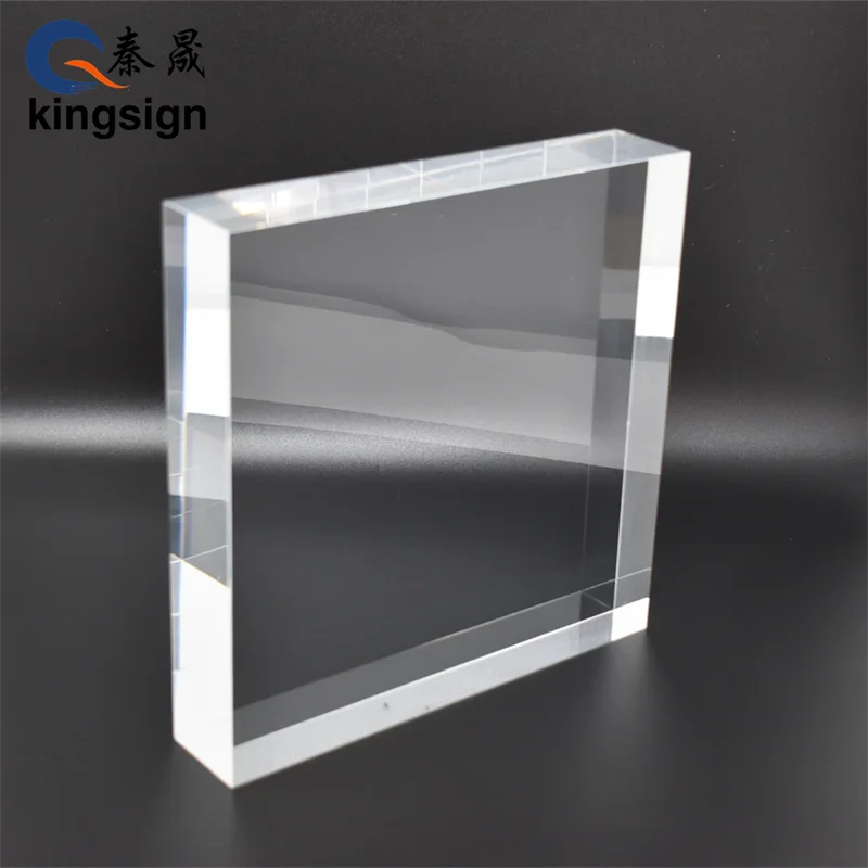 KINGSIGN non yelloing pop display lucite pmma blcoks plexiglass acrylic sheet