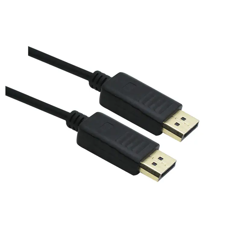 Displayport 1.2 1.4 4k 8k 60Hz 120Hz PVC black male to male DP to DP Cable for computer