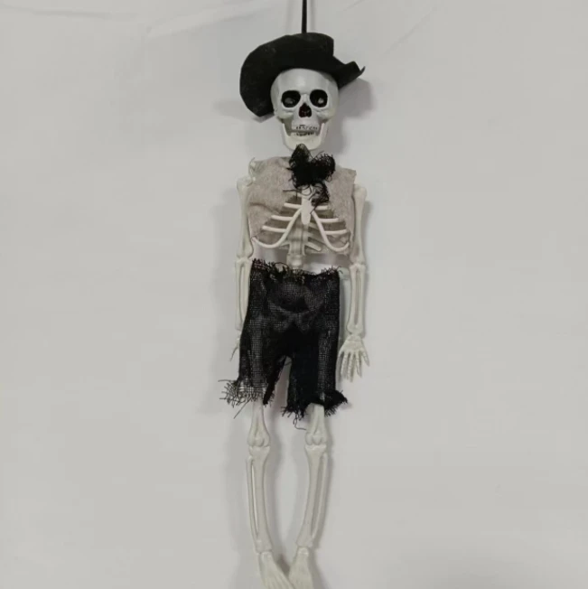New Halloween decoration Pirate bartender Skeleton Ghost Festival Haunted House bar toy horror prop hanging ghost