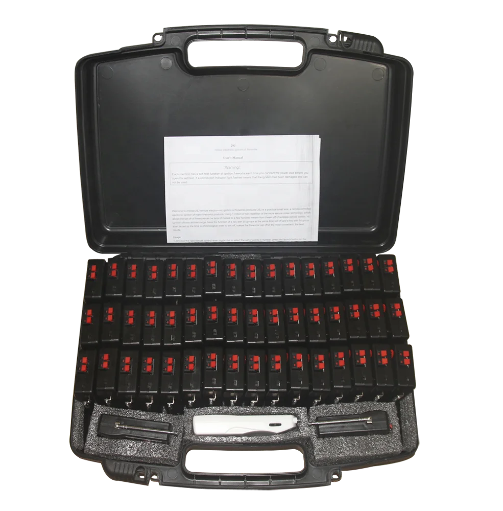 50 Cues Position Pyro Liuyang Remote Control Pyrotechnic Electric Controller Fire Ignition Cold Wireless Fireworks Firing System