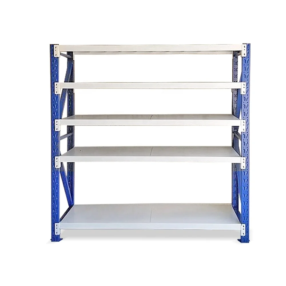 5 Layer 200kg Per Layer Shelf Steel Medium Duty Longspan Shelving Warehouse Stack Rack