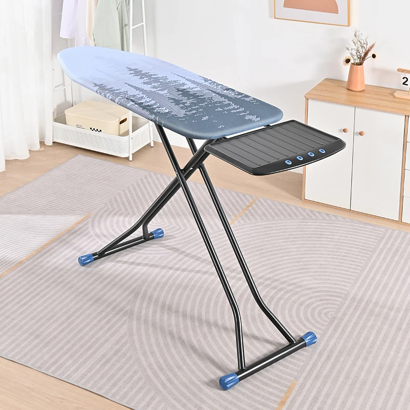 Premium Household Laundry Ironing Board Metal Mesh Top Ironing Board With With Silicone Holes to Hang Clothes