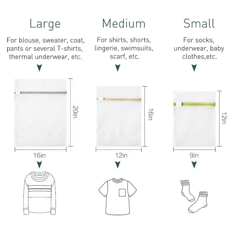 Laundry Washing Bags For Washing Machine Zipper Washable Laundry Bag With Customize Logo