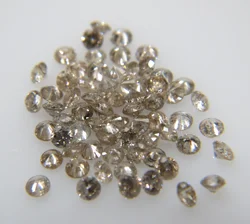 1.1-1.3mm SI-I Clarity K-L Color Natural Loose Brilliant Cut Diamond Non-treated Calibrated Size