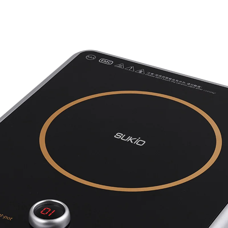 220V Table Touch Control Home Single Hob Cooktop 1 Burner Cooking Induction Cooker Hot Pot Electric Stove Cooker