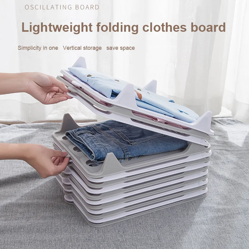 Wholesale Home Lazy Wardrobe shirt clothes folding board Shirt Organizer Storage equipment