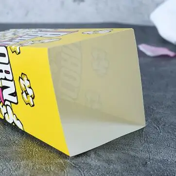 Wholesale Can Customize The Printed Pattern Of Popcorn Bucket Disposable Degradable Paper Popcorn Bucket