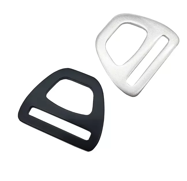 Black triangle high load-bearing aviation aluminum buckle backpack strap buckle accessories